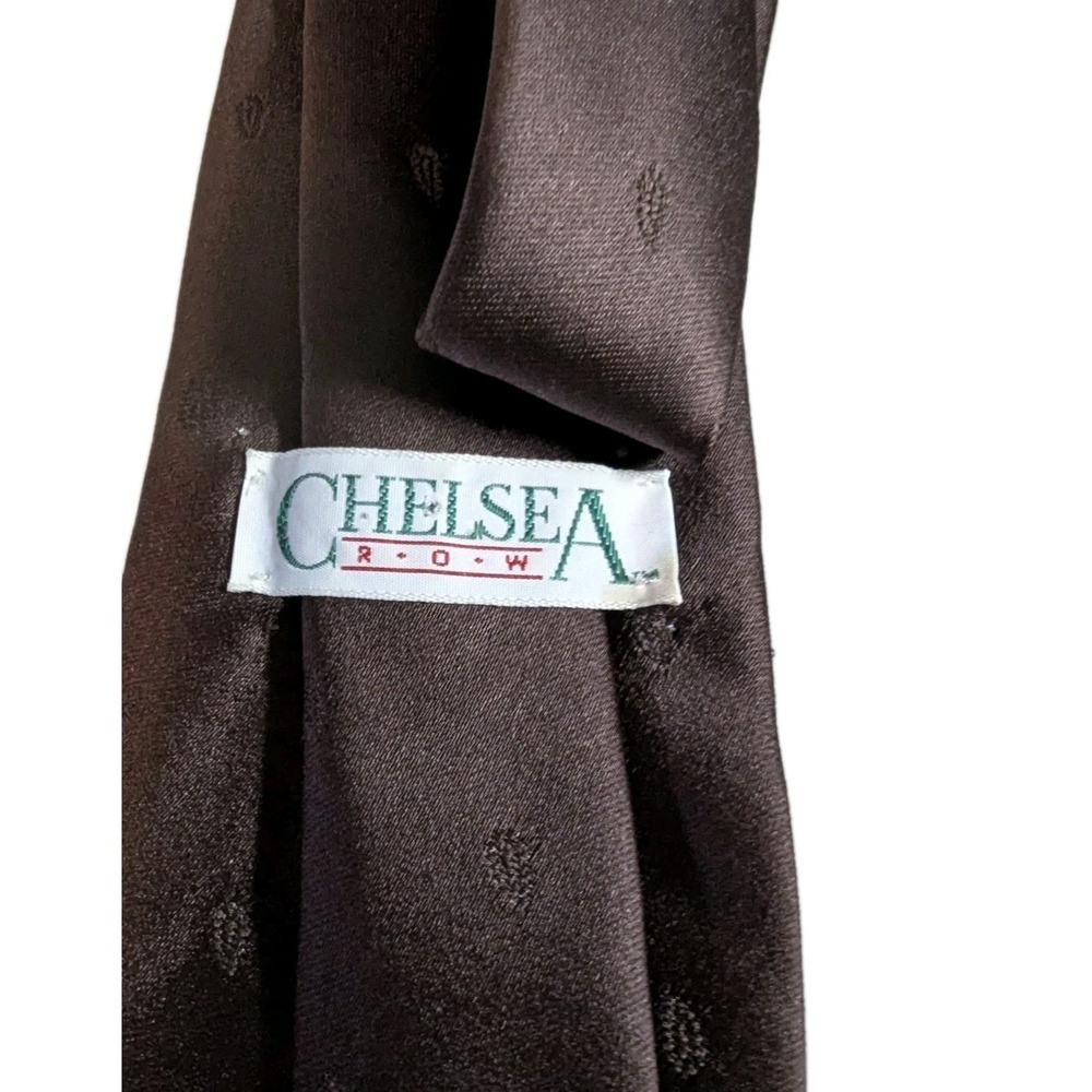 Men's Designer Tie Bundle | 100% Silk & Vintage Blends | Black, Brown, Silver - Picture 3 of 12